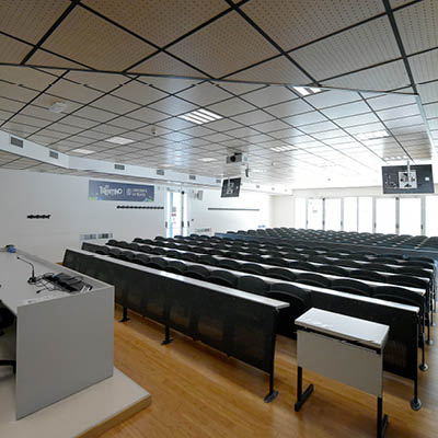 Conference lecture hall at DISI
